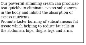 LeeLeeFitness Slimming Cream